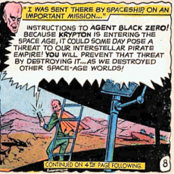 A panel from Superman #205