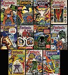A whole bunch of Fantastic Four covers