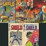 Nick Fury covers by Steranko