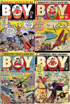 Boy Comics covers