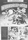 Title page for Warmonger of Mars