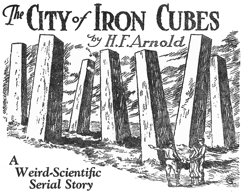 Original title art to Part 2 of City of the Iron Cubes