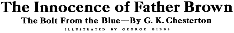 Original title art to The Bolt from the Blue
