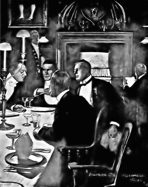 The four strangers at supper