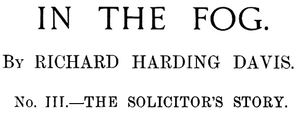 Original title art for The Solicitor's Story