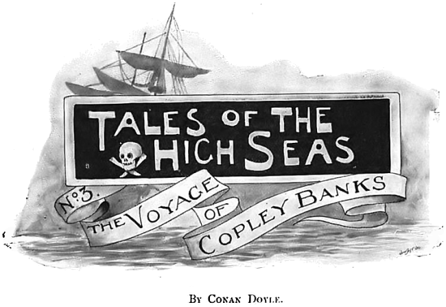 The original title art for The Voyage of Copley Banks