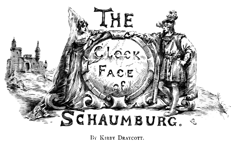 Orignal title art for The Clock Face of Schaumburg