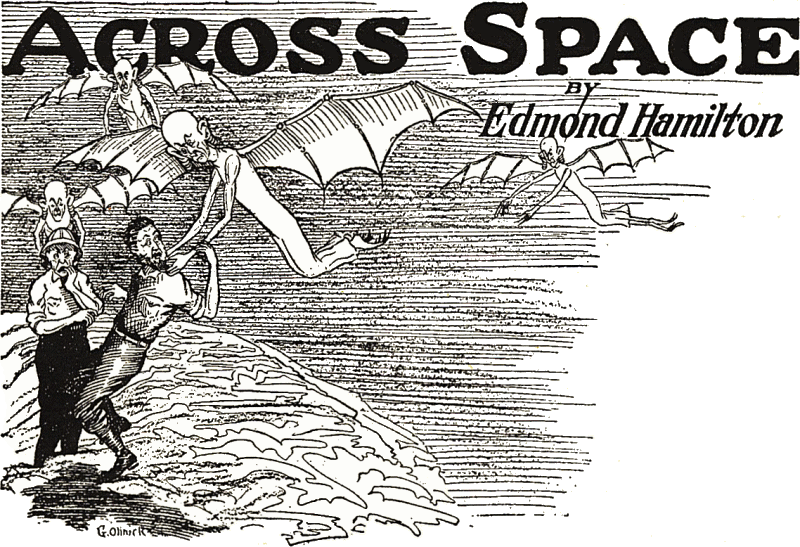 Original title art for Across Space