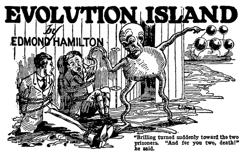 Original title art for Evolution Island