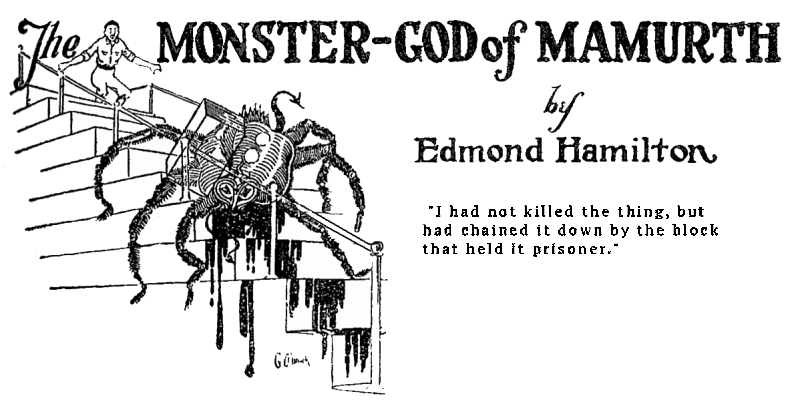 Original tile art to The Monster God of Mamurth