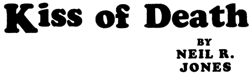 Original title art for The Kiss of Death