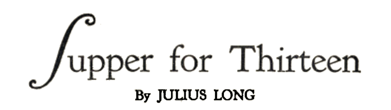 Original title art for Supper for Thirteen