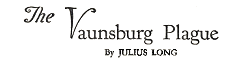 Original title art for The Vaunsburg Plague
