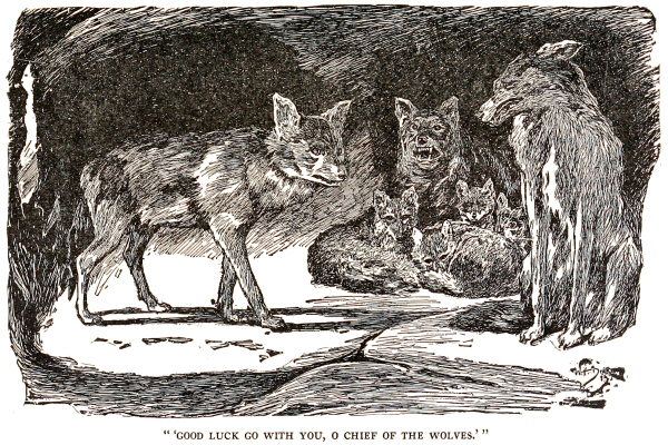 Good luck go you with you, O Chief of the Wolves