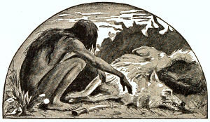 Mowgli mourns Akela