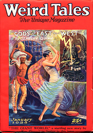 Cover to Weird Tales January 1928