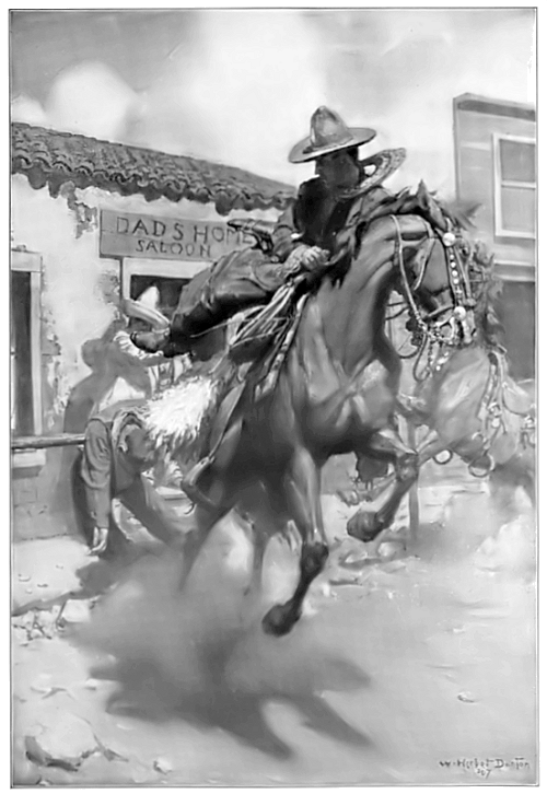 He shot up a saloon