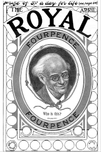 Royal Magazine April 1902. Cover illustration by P. B. Hickling