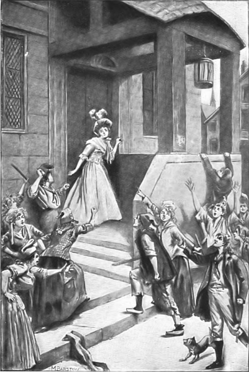 In less than a minute the girl was attacked by a crowd of the lowest Paris mob.