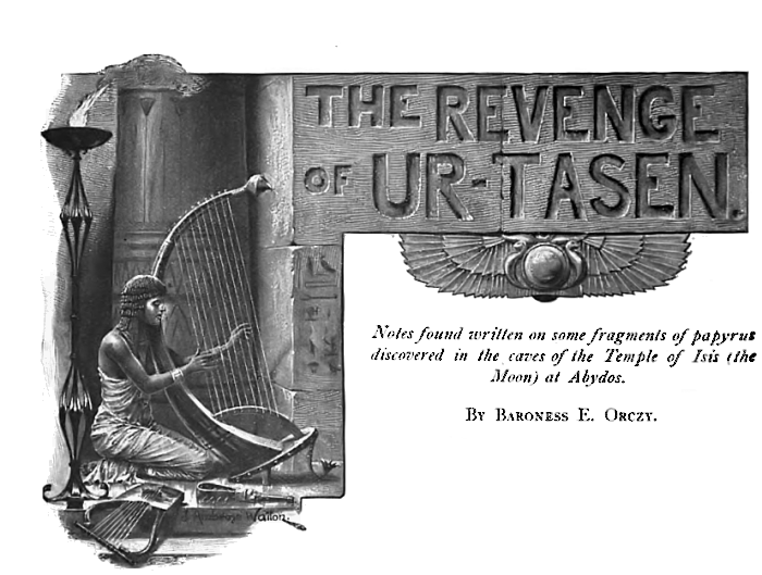 Original title art for The Revenge of Ur-Tasen