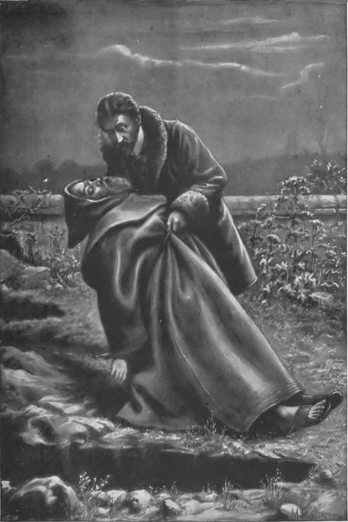 He laid the monk in one of the graves