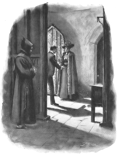 The newcomer appeared to be a young man.