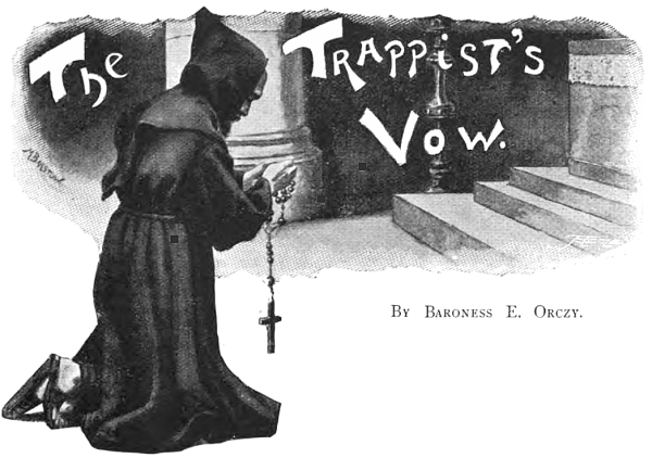 Original title art for The Trappist's Vow