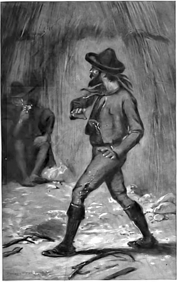 A light suddenly suffused the hut. El Duques started erect; but the oath froze on his lips