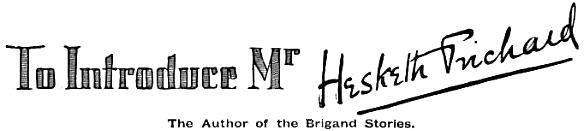 To Introduce Mr Hesketh Prichard logo